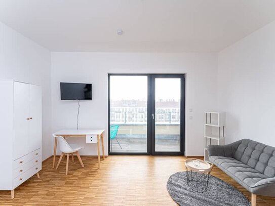 Großartiges Studio mit Blick über Berlin