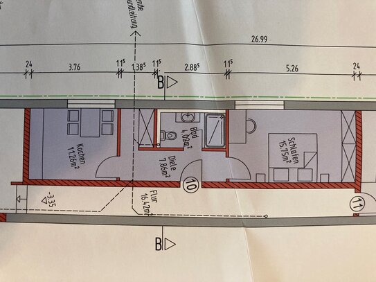 Baubeginn in Kürze: Neuerstellung einer 1-Zimmer-Ferienwohnung