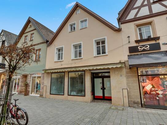 730€/m² ! Potenzialstarkes Wohn- und Geschäftshaus in direkter Innenstadtlage
