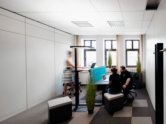 Moderne Büro- und Coworking-Bereiche im Aachener Osten. - All-in-Miete