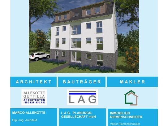 Exklusive 2 Raum Wohnung mit GARTEN / TERRASSE -Barrierefrei / Seniorengerecht / Balkon/ Personenaufzug / Garage -