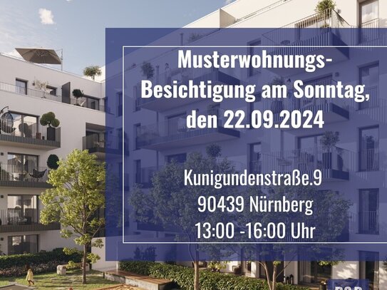 *Neubau* - Geräumige und helle 3-Zimmer Wohnung mit Südbalkon!