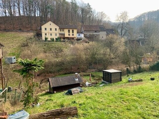 Einzigartiges Hanggrundstück mit traumhafter Aussicht in Mömbris-Hemsbach