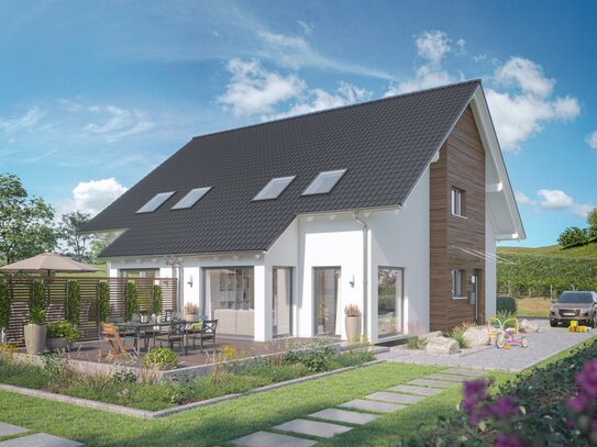 Ein Haus zum Verlieben Solution 125XL DHH von LivingHaus