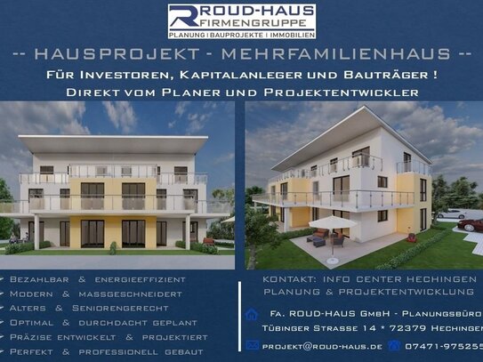 + EXKLUSIVES MEHRFAMILIENHAUS-PROJEKT! +