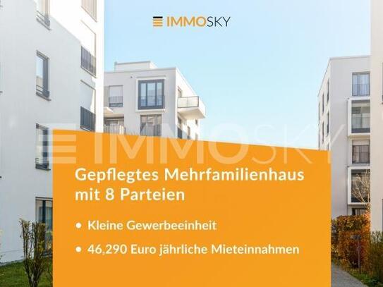 Fünfstöckiges Mehrfamilienhaus mit stabilen Mieteinnahmen