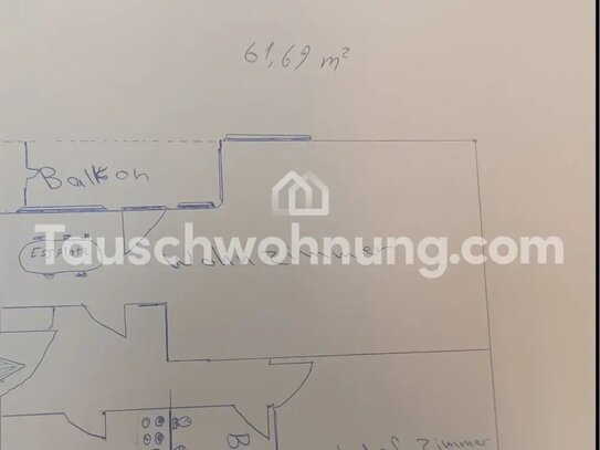 [TAUSCHWOHNUNG] Suche 3-4 Raum Biete 2 Raum