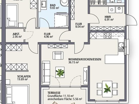 Hochwertige Ausstattung und ernergiesparende Technik - Neubau einer barriefreien Bungalow-Anlage