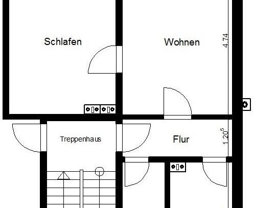 Gemütliche 2-Zimmerwohnung mit Balkon