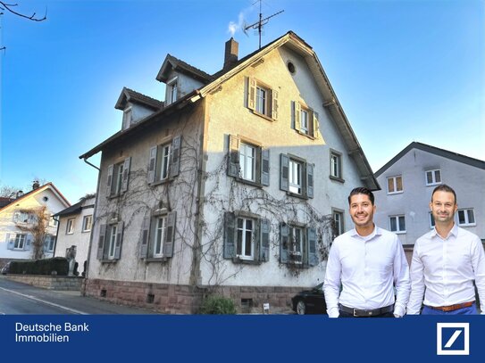 Charmantes 2-Familienhaus mit viel Potenzial im Herzen von Emmendingen