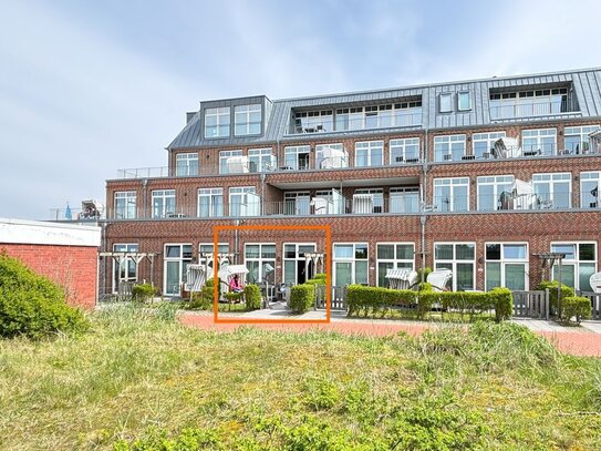 Nordseeinsel Wangerooge - Ferienapartment mit seitlichem Meerblick