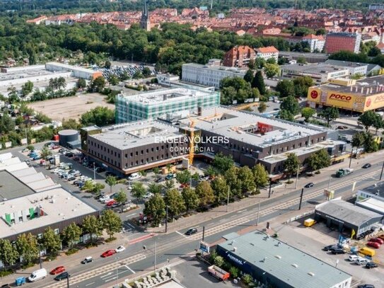 Büro- und Einzelhandelsflächen mit Nachhaltigkeitsansatz