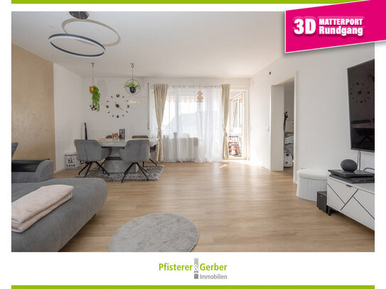 Renovierte 2,5 Zimmer-Wohnung in Wiesental - Ideal für Singles und Paare mit Garage und Einbauküche!