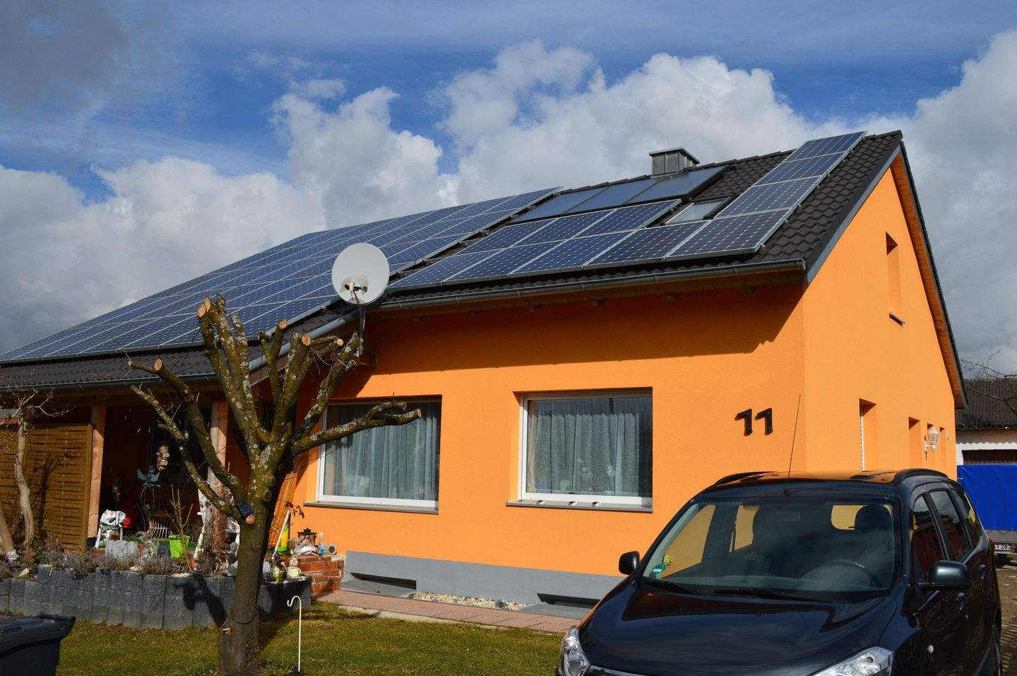 Einfamilienhaus großen herrlichen Garten
