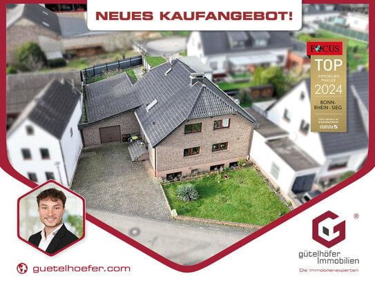 Großzügiges Einfamilienhaus mit großem Garten, Terrasse und Garage in ruhiger Lage von Dünstekoven