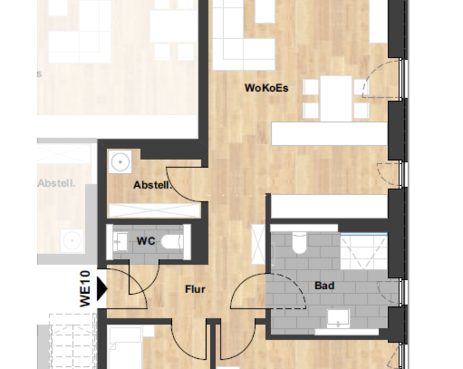 MODERNE 3-ZIMMER-ETAGENWOHNUNG MIT HOHEM WOHNKOMFORT