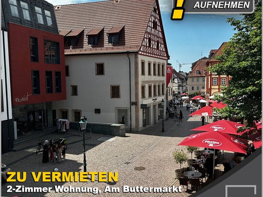 Fuldaer Buttermarkt: 2-Zimmer Wohnung | inkl. Einbauküche