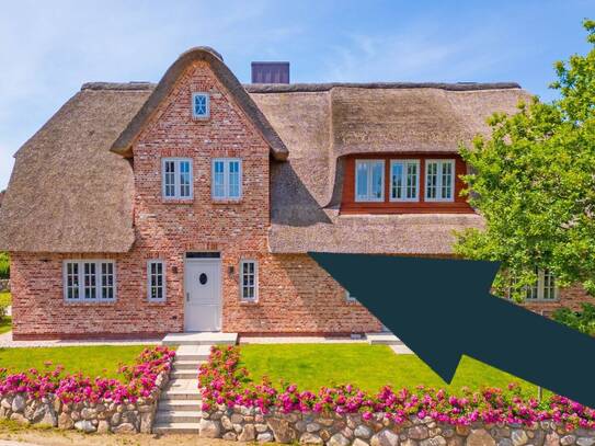 Modernes Ferienhaus unter Reet