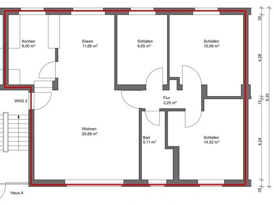 4 ZKB Wohnung in Leipheim