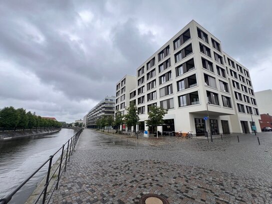 Mitte: 2-Zi-NB-Wohnung - WASSERBLICK - 66 m² - 2 TERRASSEN, EBK LUXUS Bad - per SOFORT zu VERKAUFEN