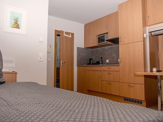 1-Zimmer City Apartment mit Wlan, TV, Dusche/WC, Küche, Waschmaschine, Trockner