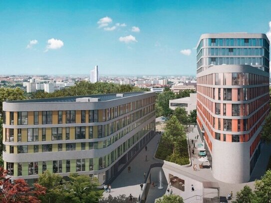 Exklusives Büro mit Dachterrasse - Arbeiten mit Panoramablick