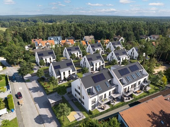 Neubau - 10 m² Sonnen-Loggia, freier Ausblick, begehrte Wohnlage Nähe Dechsendorfer Weiher