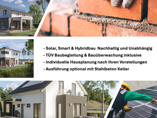 Energiesparend Bauen in massiver Hybrid- Bauweise - Effizienzhaus KfW 40