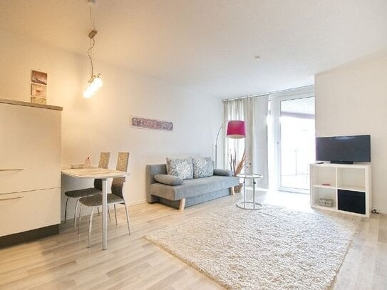 Appealing, modern, fully furnished apartment with balcony and internet access, right in the heart of Rüttenscheid