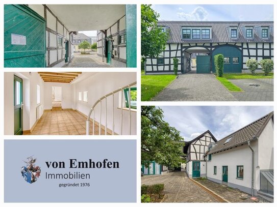 Mehlem, unkonventionelle Maisonettewohnung im historischen Domhof