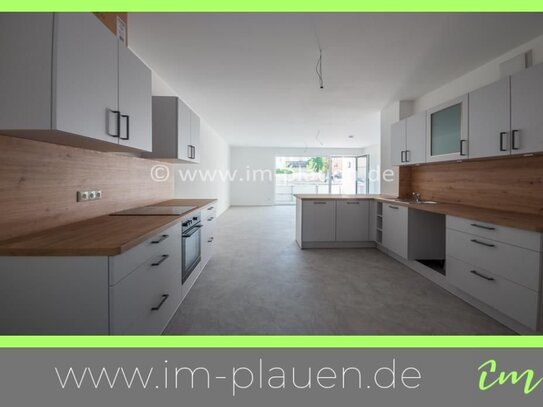 EBK, Glasfaser DSL - 1.OG Aufzug - Fußbodenheizung - Neubau, Carport, Fußbodenheizung, Vinyl, Balkon