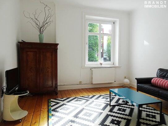 Moderne 2-Zimmer-Wohnung mit Balkon in ruhiger Seitenstraße von Winterhude!