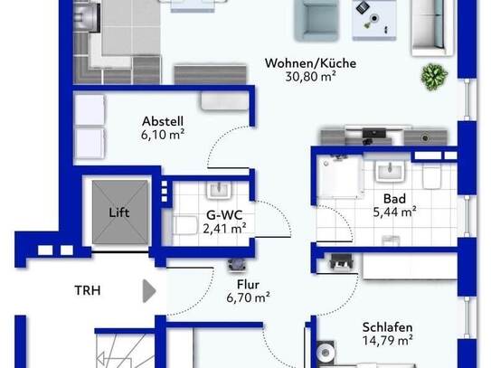 Attraktive Neubauwohnung in schöner Wohnlage