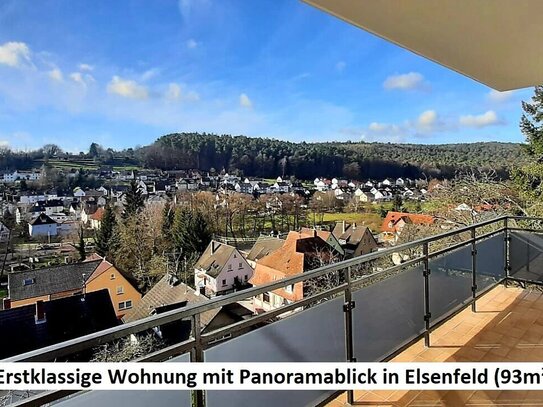 Wohnung mit Panoramablick in Elsenfeld (93m²+25m² Außenfläche)