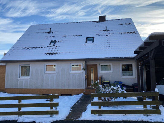 2-Familienhaus mit Schwimmbad und großem Garten in Klein Wiershausen/Rosdorf