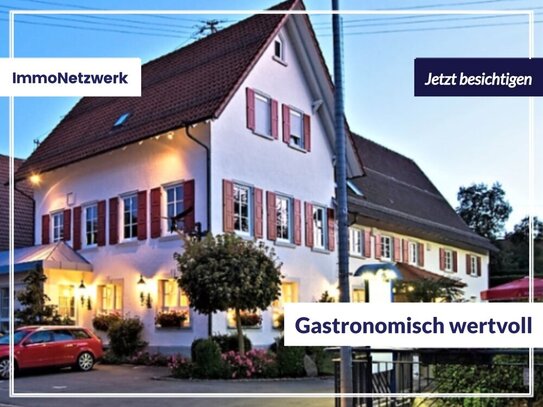 Schmuckes Gasthaus mit Saal und zwei Wohnbereichen am Fuße des Hohenzollern