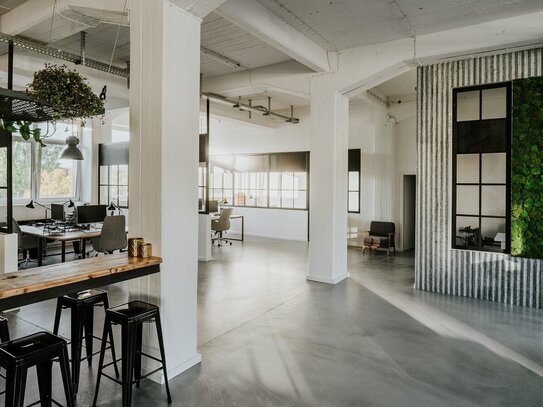 Büroplätze in modernem Loft in Winterhude - All-in-Miete