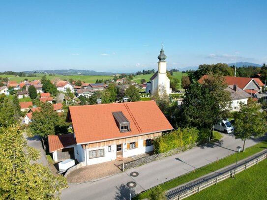 TRAUMLAGE - GROSSZÜGIG - BERGBLICK - Einfamilienhaus in Wildsteig