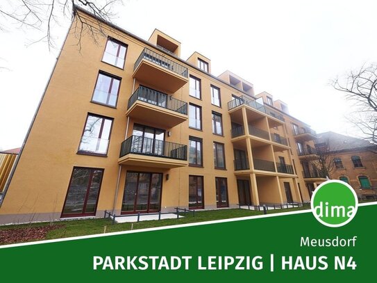 OBEN AUF im Neubau - Erstbezug Parkstadt Leipzig: Loggia, Dusche, Parkett, Stellplatz, Lift u.v.m.