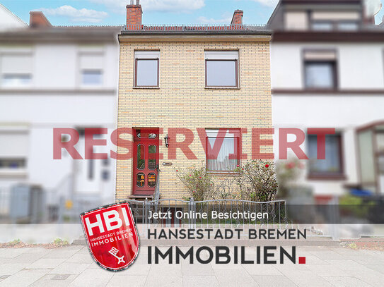 Gröpelingen / Familienfreundliches Reihenmittelhaus mit Ausbaureserve