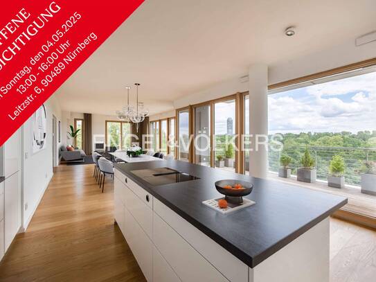 Luxuriöses Wohnen am Wöhrder See: Exklusive Wohnung mit Seeblick und Top-Ausstattung