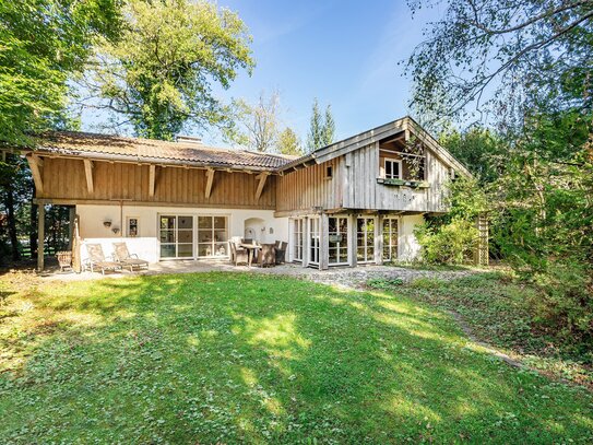 Idyllisches Paradies. Charmantes Haus für die ganze Familie.