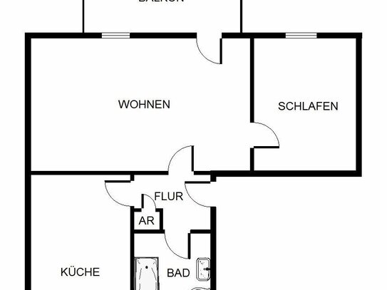 Demnächst frei! 2-Zimmer-Wohnung in Bergkamen Nordberg