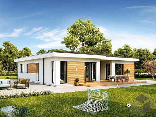 Neuer Preis Projektiert: Hochwertiger Bungalow als KfW50-Energieeffizienzhaus mit Einliegerwohnung in Schwalbach