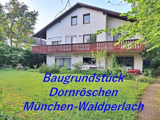 Baugrundstück Waldperlach wie Dornröschen