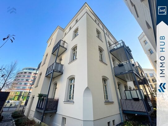 ++ Balkon, Parkett, Fußbodenheizung! Top sanierte 3-Zimmer Wohnung im Zentrum West ++