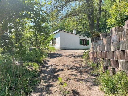 EUPORA® Immobilien: "Berghütte" - Wochenendhaus mit großem Grundstück in Rheinhessen.