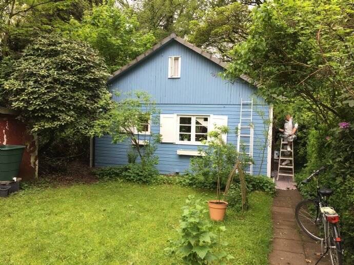 Kleines Häuschen mit Terrasse und Garten