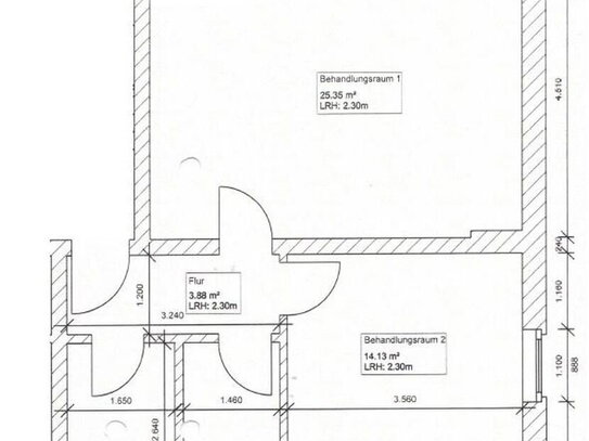 Büro/Praxisräume in zentraler, ruhiger Lage von Jenfeld