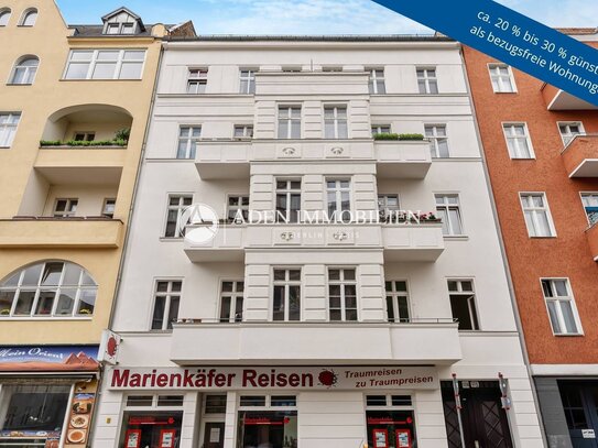 VERMIETET! PROVISIONSFREI! Hervorragende 3-Zimmer-Wohnung im Vorderhaus - Toplage in Wilmersdorf!